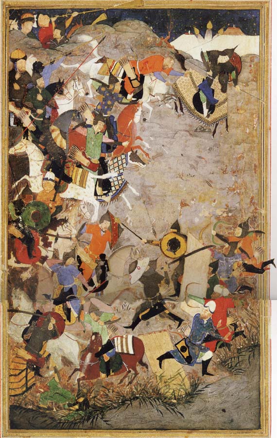 Sharafuddin Yazdi Fighting on the Banks of the Oxus